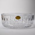 Coupe en cristal taillé de la cristallerie de Lorraine, diamètre 20 cm