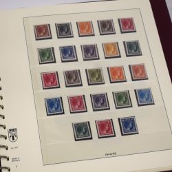 Collection of Luxembourg mint stamps in a LINDNER 181 album: 1944/46 to 1971
