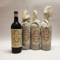 Quatre bouteilles du Château de Chambrun, Lalande-de-Pomerol, Millésime 1995, en excellent état