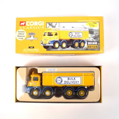 Camion Blue Circle Cement Foden S21 Corgi Réf# 14501, boîte d'origine incluse