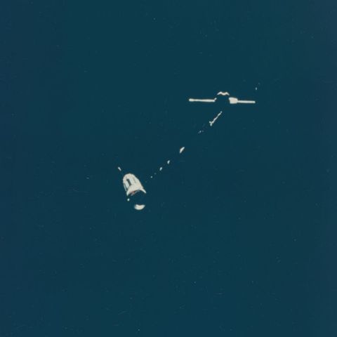 Photographie d'époque de la mission Gémini 11, NASA, septembre 1966, rare tirage
