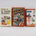 Trois livres sur l'histoire et l'art de la bande dessinée