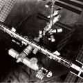 Internationale Raumstation : Nasa Künstleransicht, Chromogener Abzug aus dem Jahr 1980
