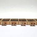 Unique set of 300 hand-painted miniature figurines in lead and pewter