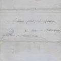 Faire-Part de mariage Baron d'Overschie de Néerissche avec Baron Edouard de Marches, 1848