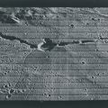 NASA Mission LUNAR ORBITER III. Vue du cratère Hyginus 1966