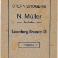 Catalogue du commerce de N. MÜLLER Apotheker : Produits, dessins et bon état
