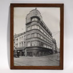 Large format photograph : New META BRAHMS store, Bauhaus style, 1935