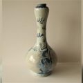 Vase en porcelaine bleu