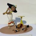 (ASTÉRIX) LEBLON-DELIENNE : Cleopatra (LAS06), figurine from the GOSCINNY & UDERZO universe, 2002, original box, without certificate but well numbered #852/2000, height 17 cm