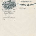 Facture illustrée de la Maison Centrale du Papier Gustave SOUPERT, début XXe siècle