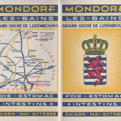 Werbebroschüre für die Thermalbäder von Mondorf-les-Bains (1924/1925)