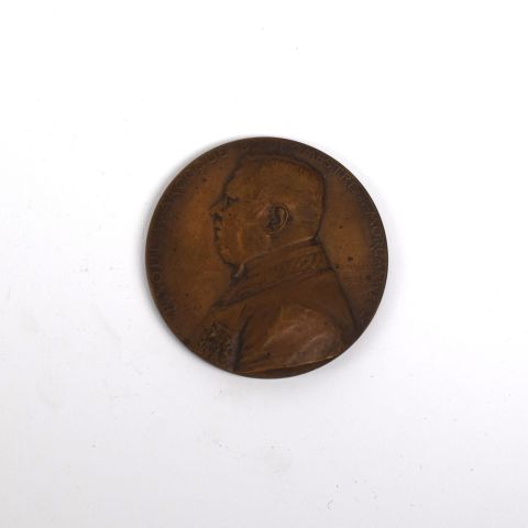 Médaille en bronze commémorative des bourgmestres Warocqué, Morlanwelz, 1805-1905