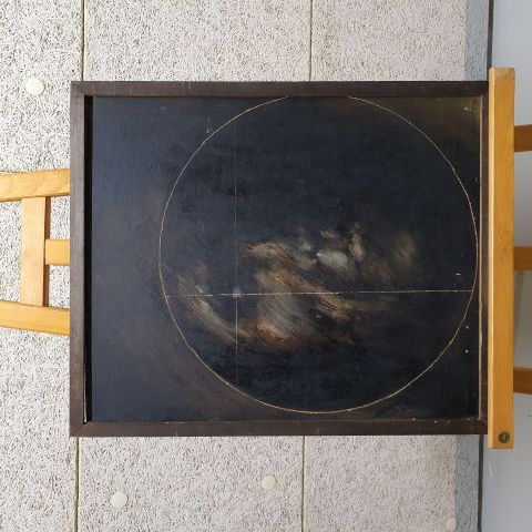 Autoportrait par Charles Reinertz : Huile sur panneau, signée et datée 1975