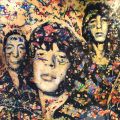 Poster Pop Art des Rolling Stones : 59,5 x 84 cm, pièce collector unique