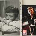 Johnny Hallyday : Photographie dédicacée + Album souvenir de la tournée d'adieu