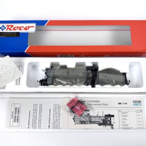 Locomotive tender vapeur "C5/8 2969" SBB en bon état avec accessoires