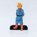 (TINTIN - COLLECTION ARCHIVES TINTIN), "Tintin au Pays des Soviets" , Figurine Tintin Métal Relief 5,5 cm