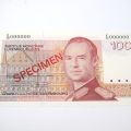 Billet de 100 Francs Luxembourgeois 1986, état neuf, spécimen rare, collection 2023