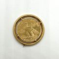 18K gold pendant featuring a 1914 "Indian Head" $10 coin