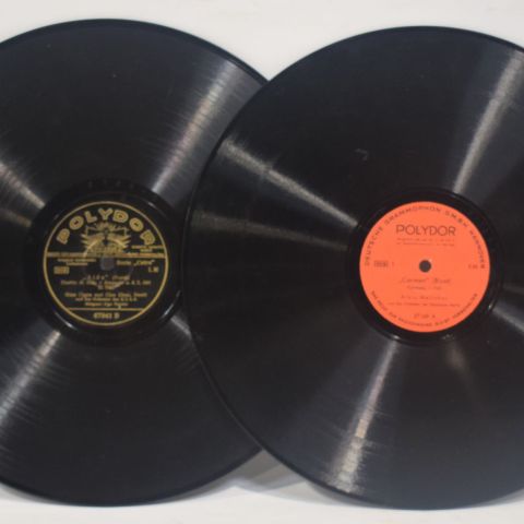 (DISQUES POLYDOR) Ensemble de 2 disques 78 tours