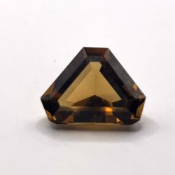 8.47 ct natural citrine in triangle shape, HGTL certified