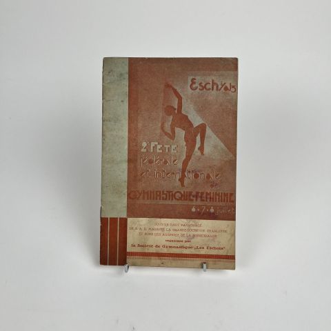 Fête internationale de gymnastique féminine : programme de juillet 1935, édition limitée