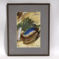 Robert BRANDY (1946) : Lithographie sans titre, édition limitée et signée, 24 x 16 cm