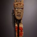 Masque Toma ancien, rites Poro, patine sacrificielle, charge magique intégrée