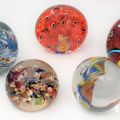 5 BOULES sulfure presse-papier