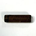 20 franc gold coin holder, 19th century, with spring and leather sheath