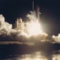 (NASA. ATLANTIS STS-44) Beau tableau photographique du décollage