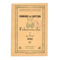 Festbroschüre de la Fanfare de Lintgen : Fahnenweihe juin 1932 à Clerf