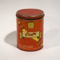Boîte en métal vintage pour le café AWEC d'Esch-sur-Alzette, édition limitée des 50 ans