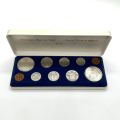 Set of commemorative coins featuring Baudouin I, 25th anniversary, Belgium, 1976