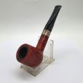 Pipe droite Peterson en bruyère, made in Dublin, avec sac et anneau argent