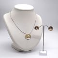 Parure "Eloni" en argent sterling 925 avec perles d'eau douce