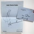 Original $1 drawing by Andy Warhol with dedication and envelope