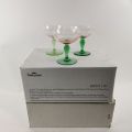Ensemble de 14 coupes à Champagne en cristal de Vallérysthal, neuves