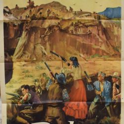 Affiche vintage du film "DAKOTA" par Herbert J. Yates, années 50