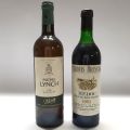 Duo de bouteilles : Médoc 1983 et Bordeaux Blenc 2005 à découvrir