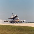 Historischer Rückblick auf das Space Shuttle Columbia: Zeitgenössischer NASA-Abzug, April 1981
