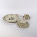 Service à thé Limoges Haviland : porcelaine décorée de fleurs roses, excellent état