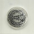 Pièce commémorative de 20€ en argent par Joaquin Jimenez, 18g