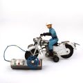 Bandai's ferngesteuertes Polizeimotorrad mit Fahrer, Made in Japan