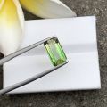 3.50 ct natural bicolor tourmaline from Nigeria with GFCO Swiss certificate