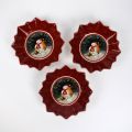 Ensemble de trois coupes "Toy's Fantasy" Villeroy & Boch bonhomme de neige