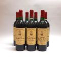 Ensemble de 8 bouteilles du Château Moulin Riche, millésime 1993, bons niveaux
