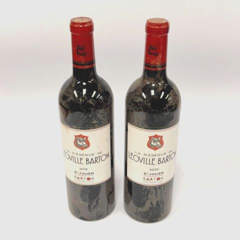 Duo de bouteilles La Réserve, Château Léoville Barton, millésimes 2019 et 2020
