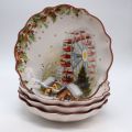 Ensemble de deux assiettes "Toy's Fantasy" Villeroy & Boch, motifs de Noël